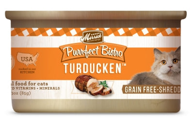 Merrick Purrfect Bistro Grain-Free Turducken Minced in Gravy Canned Cat Food