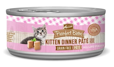 Merrick Purrfect Bistro Grain-Free Kitten Dinner Pate Canned Cat Food