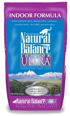 Natural Balance Indoor Ultra Chicken Meal & Salmon Meal Formula Dry Cat Food