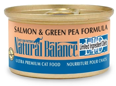Natural Balance L.I.D. Limited Ingredient Diets Salmon & Green Pea Formula Grain-Free Canned Cat Food