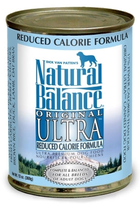 Natural Balance Original Ultra Whole Body Health Reduced Calorie Chicken, Salmon & Duck Formula Canned Dog Food, 13-oz, case of 12