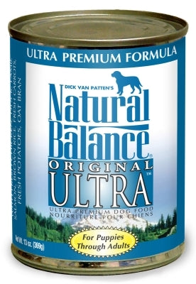 Natural Balance Original Ultra Premium Whole Body Health Chicken, Salmon & Duck Formula Canned Dog Food, 13-oz, case of 12