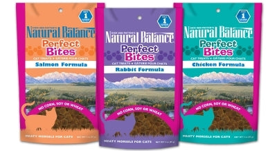 Natural Balance Perfect Bites Rabbit Formula Cat Treats, 3-oz bag