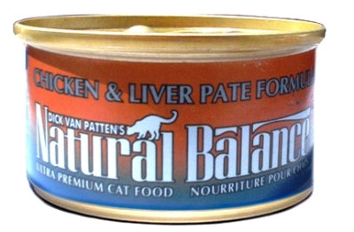 Natural Balance Ultra Premium Chicken & Liver Pate Formula Canned Cat Food