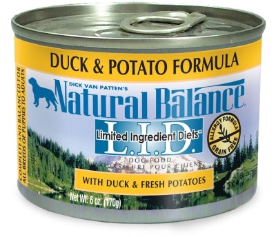 Natural Balance L.I.D. Limited Ingredient Diets Duck & Potato Formula Canned Dog Food