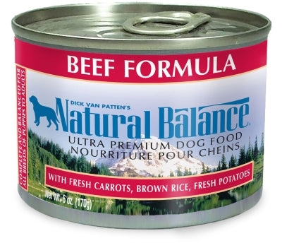 Natural Balance Ultra Premium Beef Formula Canned Dog Food