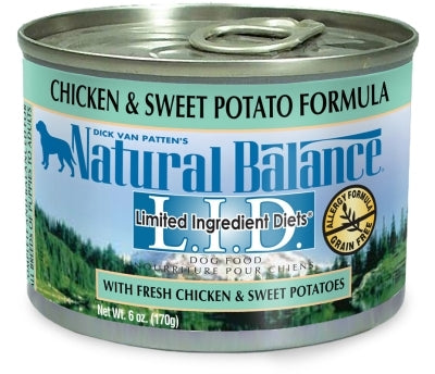 Natural Balance L.I.D. Limited Ingredient Diets Chicken & Sweet Potato Formula Canned Dog Food