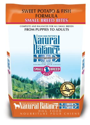 Natural Balance L.I.D. Limited Ingredient Diets Sweet Potato & Fish Formula Grain-Free Small Breed Bites Dry Dog Food