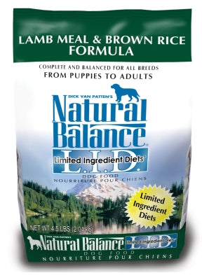 Natural Balance L.I.D. Limited Ingredient Diets Lamb Meal & Brown Rice Formula Dry Dog Food