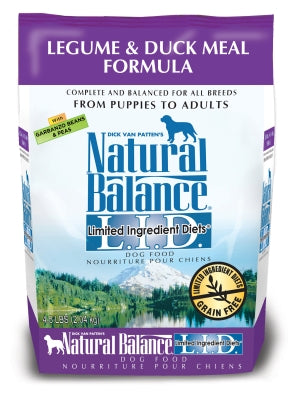 Natural Balance L.I.D. Limited Ingredient Diets Legume & Duck Meal Formula Grain-Free Dry Dog Food