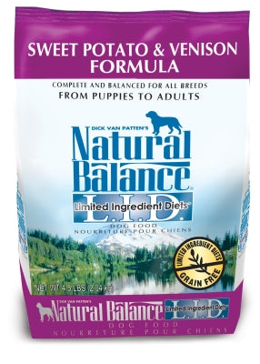 Natural Balance L.I.D. Limited Ingredient Diets Sweet Potato & Venison Formula Grain-Free Dry Dog Food