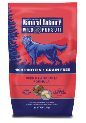 Natural Balance Wild Pursuit Beef & Lamb Meal Formula Grain-Free Dry Dog Food