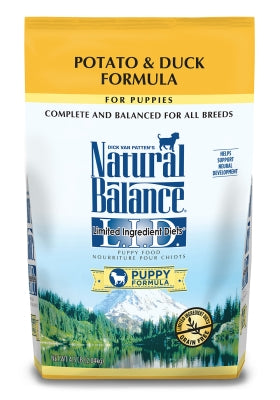 Natural Balance L.I.D. Limited Ingredient Diets Potato & Duck Formula For Puppies Grain-Free Dry Dog Food