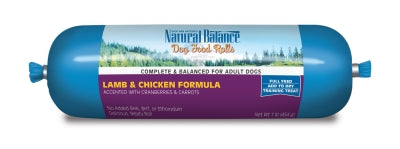Natural Balance Lamb & Chicken Formula Dog Food Roll for Adult Dogs