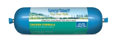 Natural Balance Chicken Formula Dog Food Roll for Adult Dogs