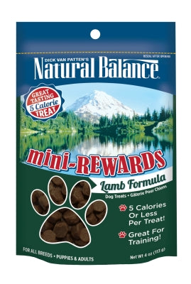 Natural Balance Mini-Rewards Lamb Formula Dog Treats, 4-oz bag