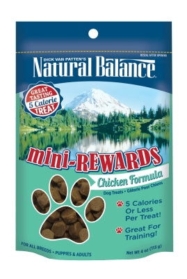 Natural Balance Mini-Rewards Chicken Formula Dog Treats, 4-oz bag