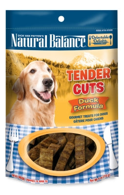 Natural Balance Delectable Delights Duck Formula Tender Cuts Dog Treats, 4-oz bag