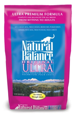 Natural Balance Original Ultra Whole Body Health Chicken Meal & Salmon Meal Formula Dry Cat Food