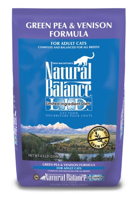 Natural Balance L.I.D. Limited Ingredient Diets Green Pea & Venison Formula Dry Cat Food