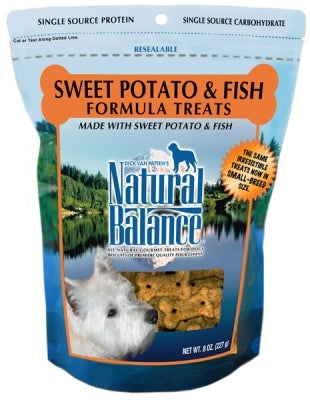 Natural Balance L.I.T. Limited Ingredient Treats Sweet Potato & Fish Formula Grain-Free Dog Treats