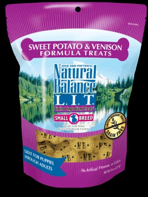 Natural Balance L.I.T. Limited Ingredient Treats Sweet Potato & Venison Formula Dog Treats
