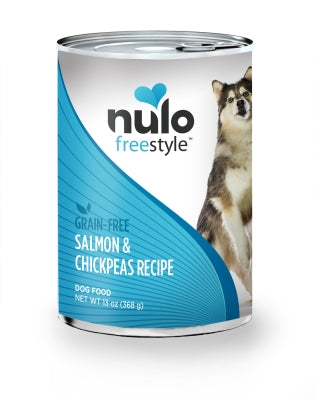 Nulo Freestyle Grain-Free Salmon & Chickpeas Recipe Canned Dog & Puppy Food, 13-oz, case of 12