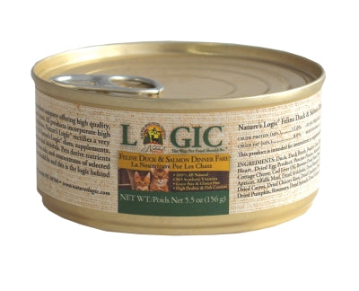 Nature's Logic Feline Duck & Salmon Feast Canned Cat Food