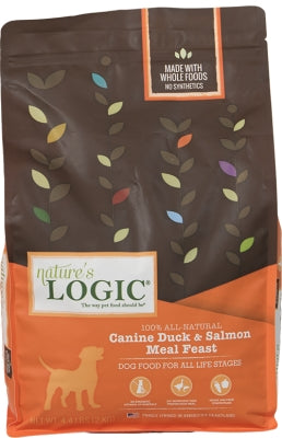 Nature's Logic Canine Duck & Salmon Meal Feast Dry Dog Food