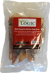 Nature's Logic Canine Beef Scapula Dog Treat, 1-lb bag