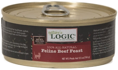 Nature's Logic Feline Beef Feast Canned Cat Food