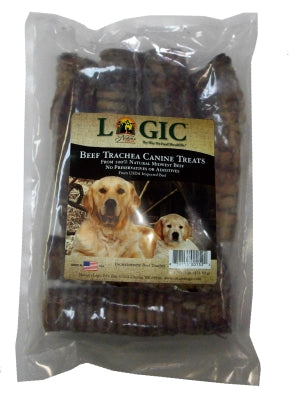 Nature's Logic Canine Beef Trachea Dog Treat, 1-lb bag