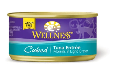 Wellness Cubed Tuna Entrée Canned Cat Food