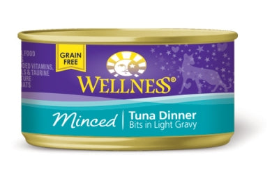 Wellness Minced Tuna Dinner Canned Cat Food