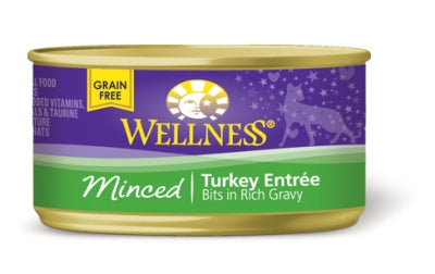 Wellness Minced Turkey Entrée Canned Cat Food