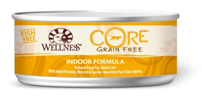 Wellness CORE Indoor Formula Grain-Free Canned Cat Food, 5.5-oz, case of 24