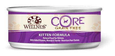 Wellness CORE Kitten Formula Grain-Free Canned Cat Food, 5.5-oz, case of 24