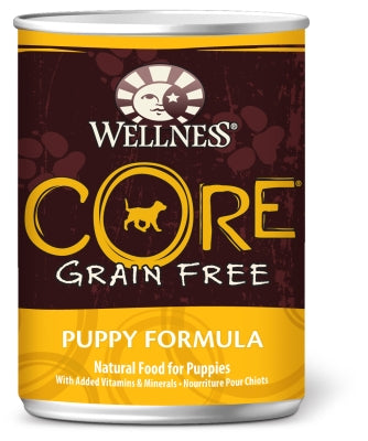 Wellness CORE Puppy Formula Grain-Free Canned Dog Food, 12.5-oz, case of 12