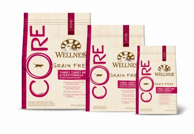 Wellness CORE Turkey, Turkey Meal, & Duck Formula Grain-Free Dry Cat Food