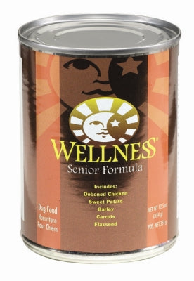 Wellness Complete Health Senior Formula Canned Dog Food, 12.5-oz, case of 12