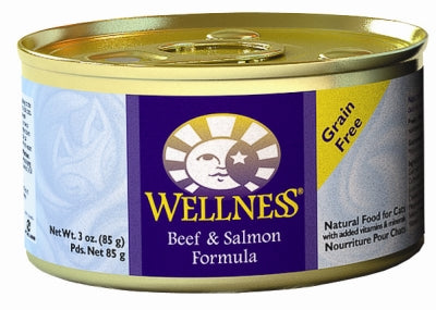 Wellness Complete Health Beef & Salmon Formula Canned Cat Food