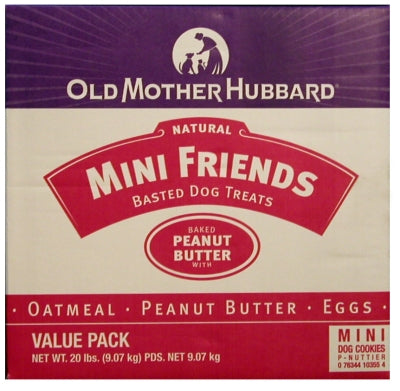 Old Mother Hubbard Mini Friends Oven-Baked Dog Biscuits, 20-lb box