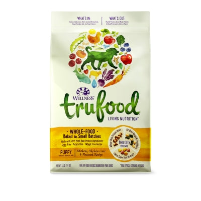 Wellness TruFood Baked Blends Puppy Recipe Chicken, Chicken Liver & Flaxseed Grain-Free Dry Dog Food