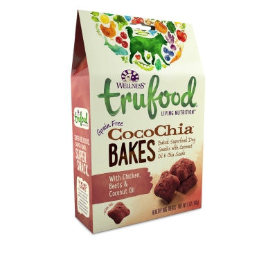 Wellness TruFood CocoChia Bakes with Chicken, Beets & Coconut Oil Grain-Free Dog Treats, 5-oz bag