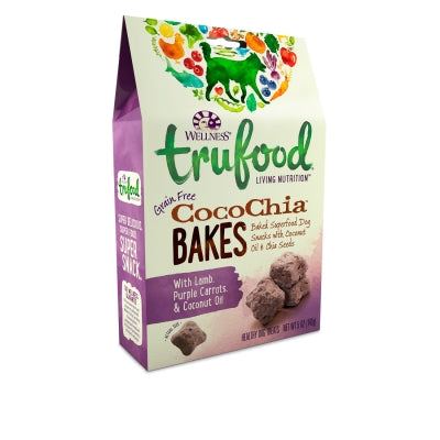 Wellness TruFood CocoChia Bakes with Lamb, Purple Carrots & Coconut Oil Grain-Free Dog Treats, 5-oz bag