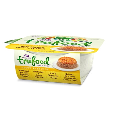 Wellness TruFood Tasty Pairings with Chicken, Carrots, & Duck Grain-Free Dog Food Trays, 5-oz, case of 24