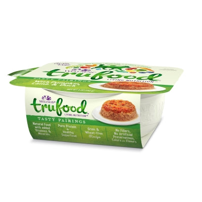Wellness TruFood Tasty Pairings with Pumpkin, Lamb & Duck Grain-Free Dog Food Trays, 5-oz, case of 24