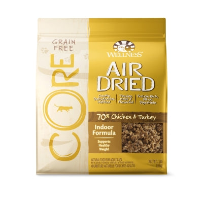 Wellness CORE Air Dried Natural Indoor Recipe Grain-Free Dry Cat Food, 2-lb bag