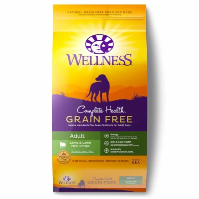 Wellness Complete Health Adult Lamb & Lamb Meal Recipe Grain-Free Dry Dog Food