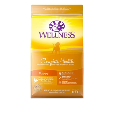 Wellness Complete Health Puppy Deboned Chicken, Oatmeal & Salmon Meal Recipe Dry Dog Food